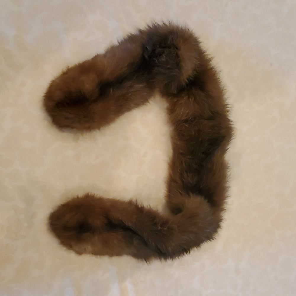 Vintage I.magnin fox fur coat collar